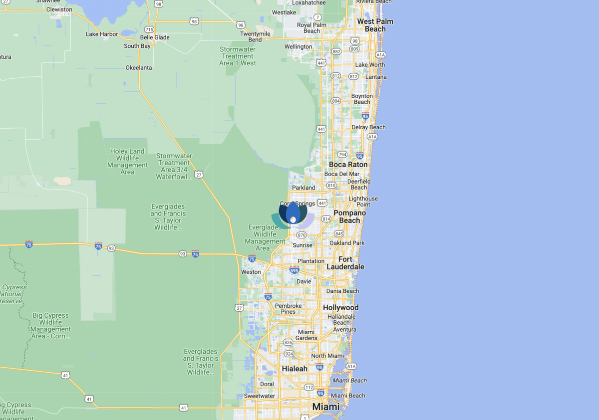 >Located in Broward County, Florida